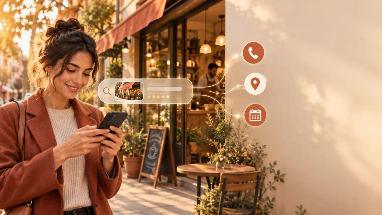 Le marketing digital local transforme une recherche en appel, visite ou réservation