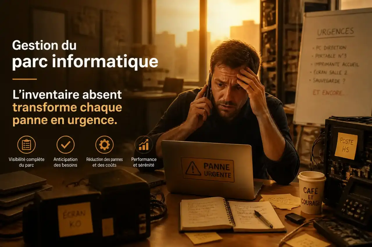 Gestion du parc informatique : l’inventaire absent transforme chaque panne en urgence
