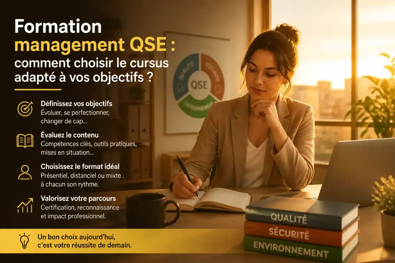 Formation management QSE : comment choisir le cursus adapté à vos objectifs ?
